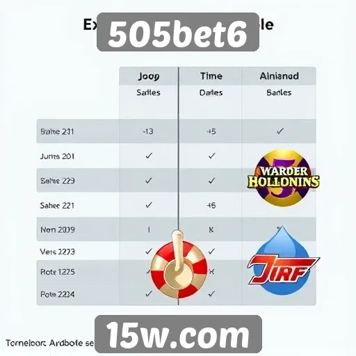 Comparativo de jogos disponíveis no 505bet6
